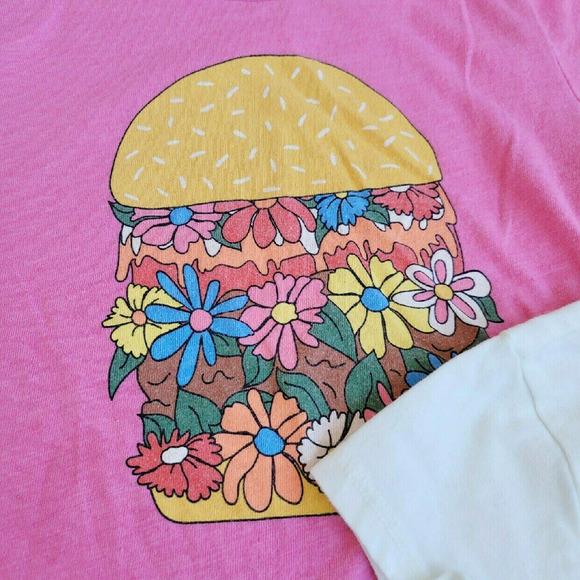 Girls Summer Tee Bundle Size 6 Mermaid Tie Dye Sequins - Picture 3 of 6